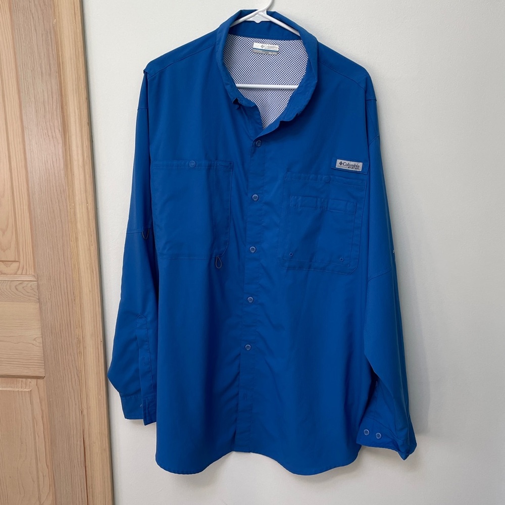 Columbia LS PFG shirt size XXL